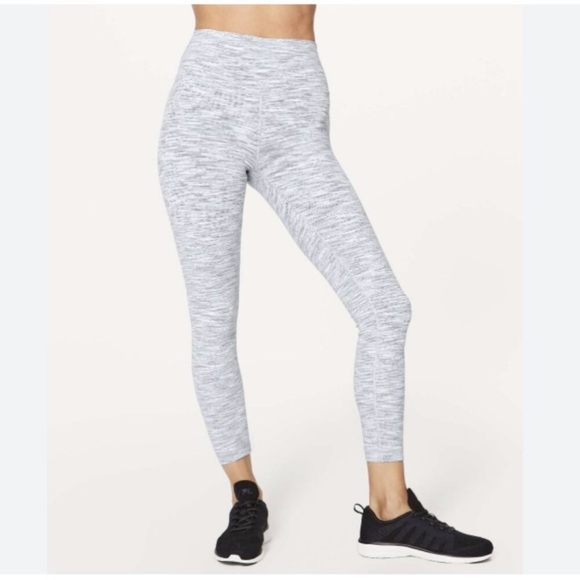 Lululemon Wunder Under Hi-Rise 7/8 Tight Wee Are From Space Nimbus Sz 12 - Picture 1 of 8